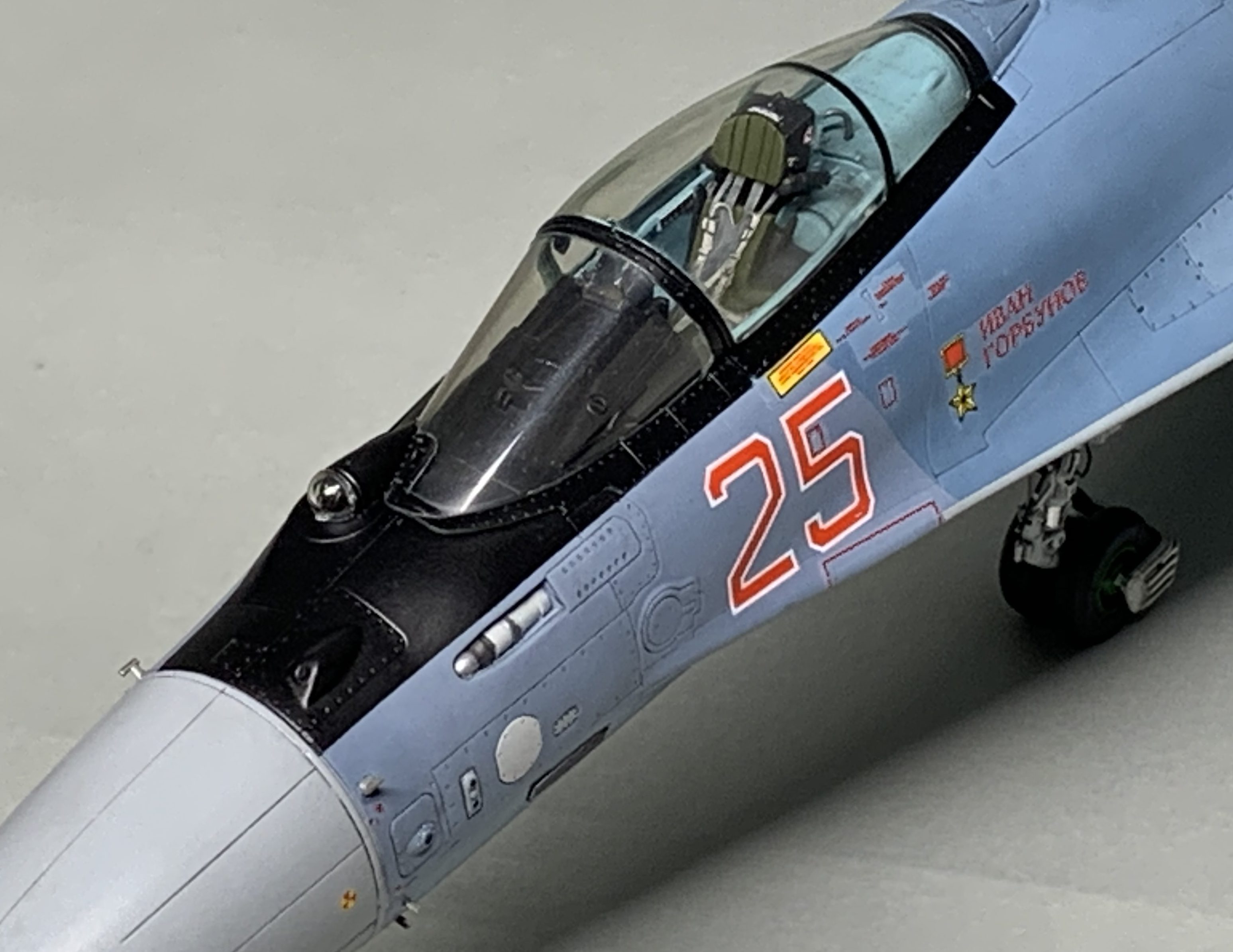 GWH 1/48 Su-35S フランカーE 完成画像 | JUNSANのミニチュア航空博物館
